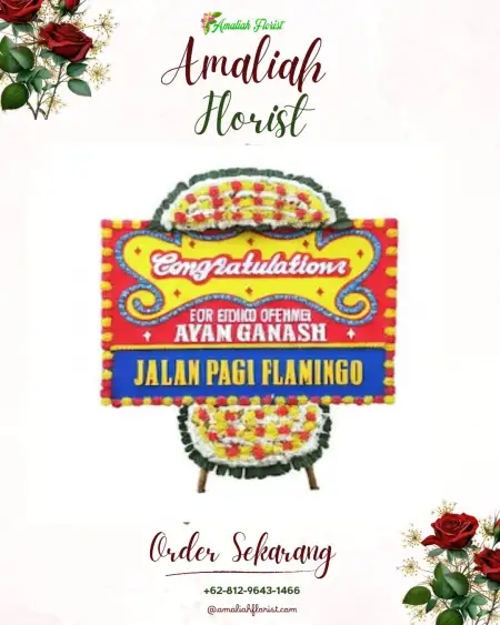 Sewa Papan Bunga Sedah